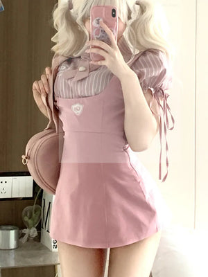 Hot Pink Sequin Mini Dress