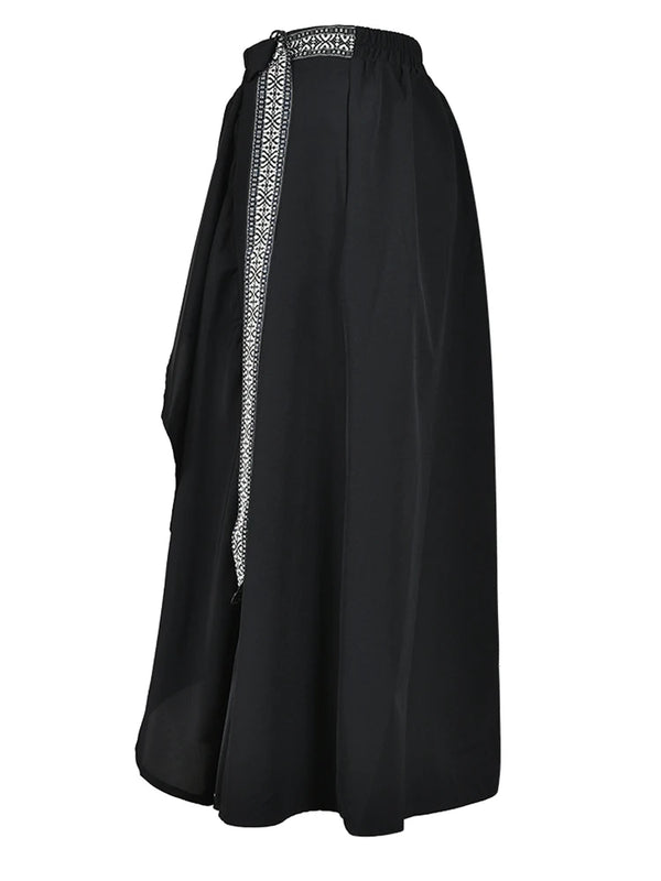 Ladies Black Maxi Skirt