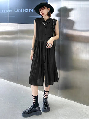 Long Black Dress Sleeveless