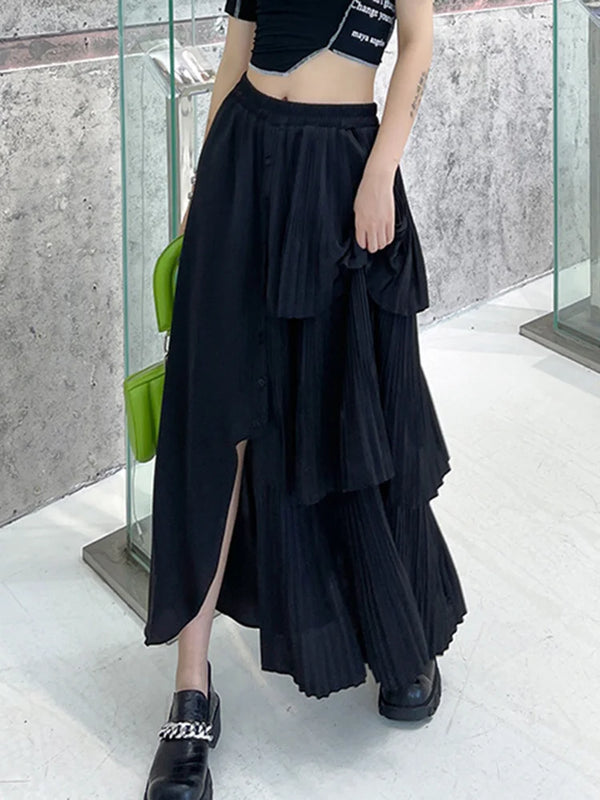 Long Black Maxi Skirt Outfits