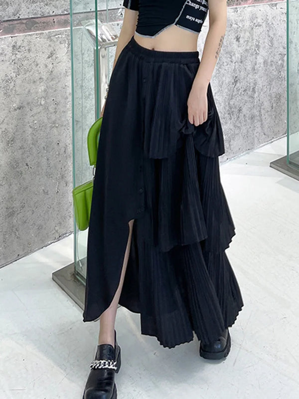 Long Black Maxi Skirt Outfits