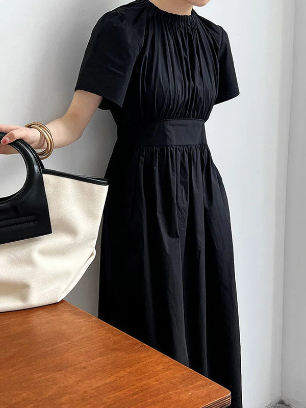 Long Sleeve Black Sequin Mini Dress