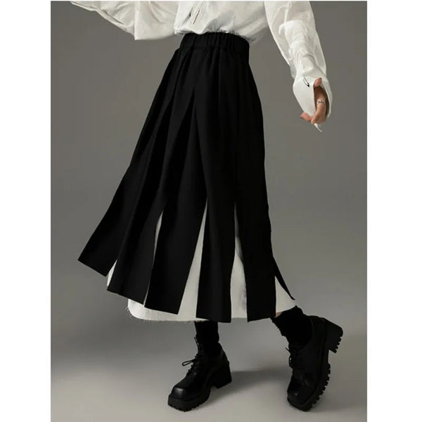 Maxi Black And White Skirt