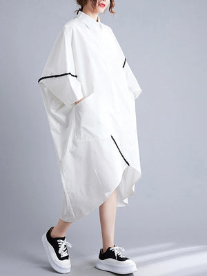 Midi Dresses White