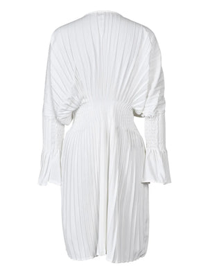 Midi Plus Size White Dress