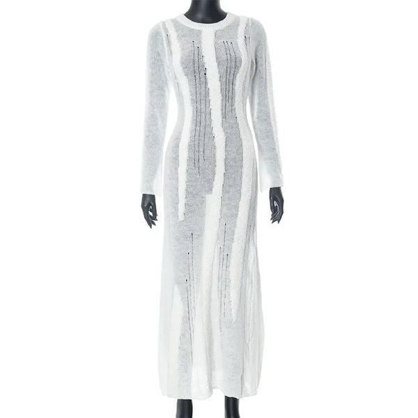 Midi White Dress