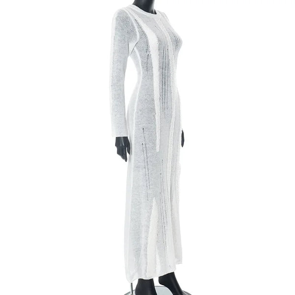 Midi White Dress