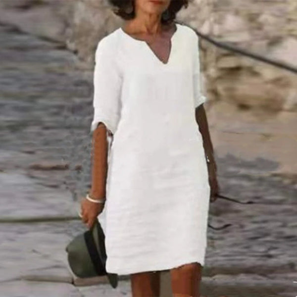 Midi White Summer Dresses