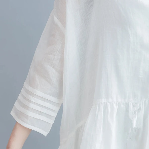 Midi Women's White Dress