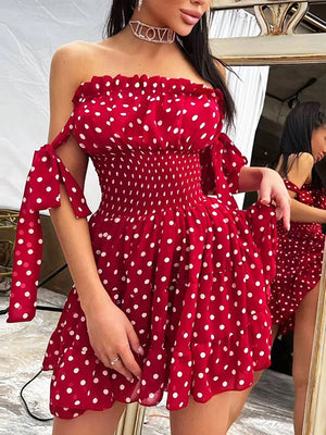 Mini Red Summer Dress