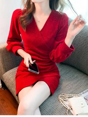 mini-red-velvet-dress