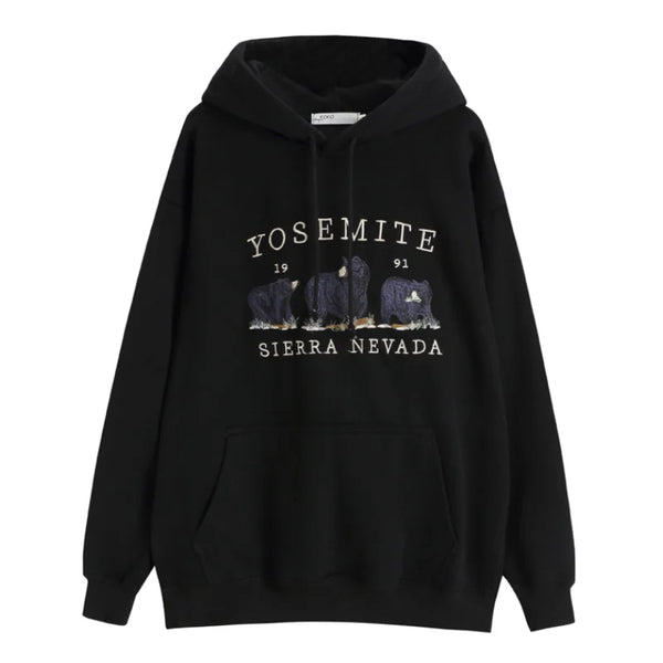 New black Y2K hoodie