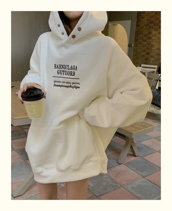 New trendy white Y2K hoodies