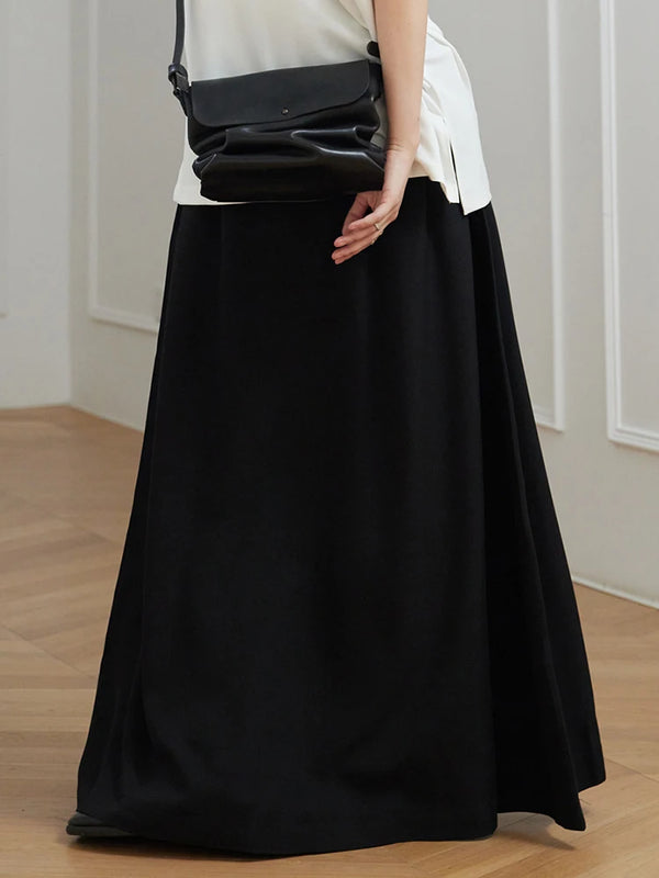 Outfit Ideas With Black Maxi Skirt