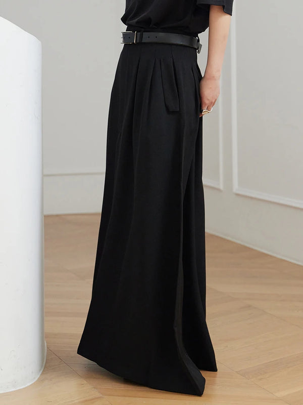 Outfit Ideas With Black Maxi Skirt