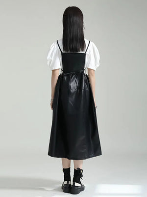 Petite Black Long Sleeve Dress