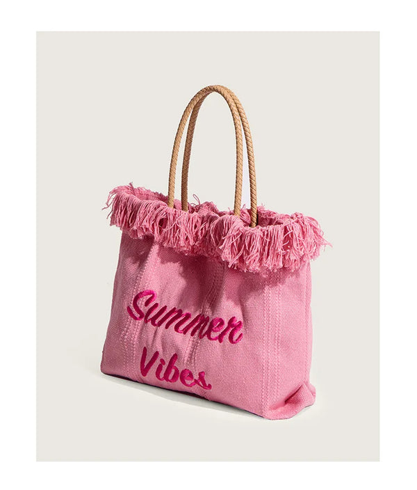 Pink Canvas Bag