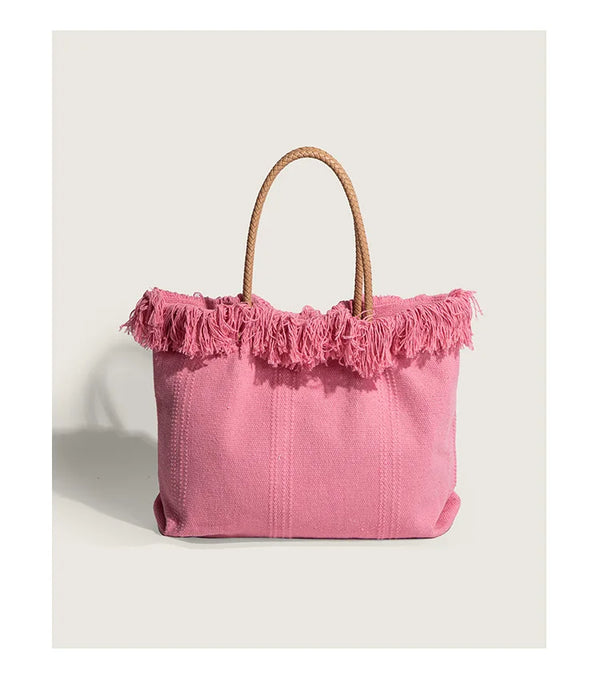 Pink Canvas Bag