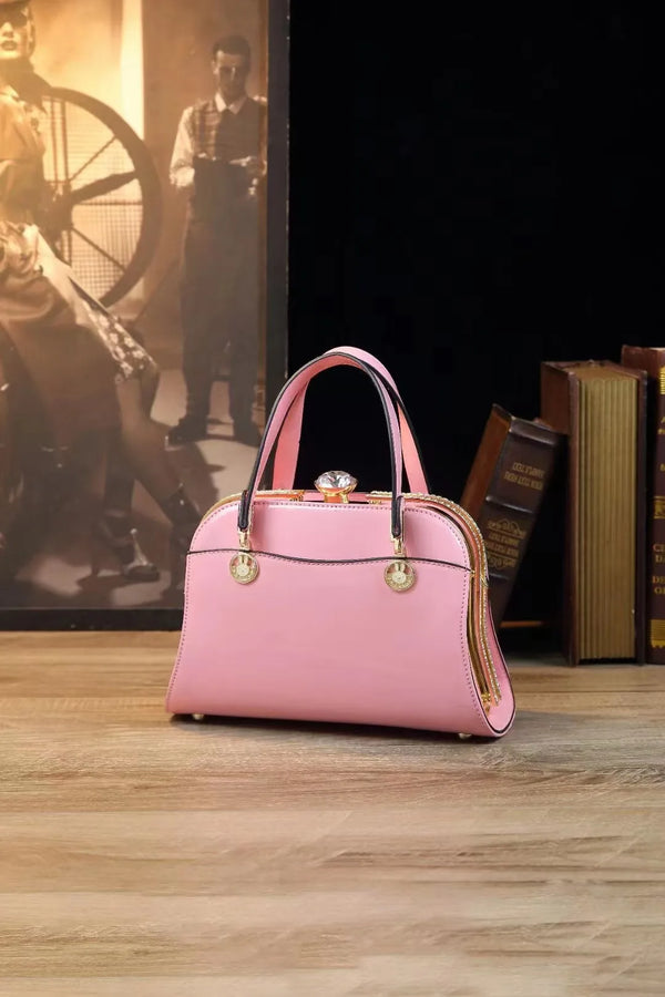 Pink Leather Bag