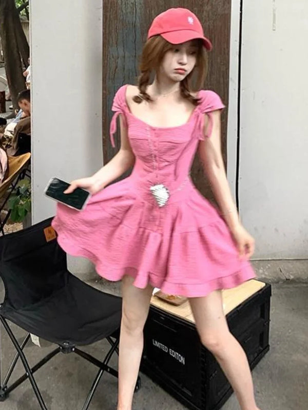 Pink Mini Party Dress