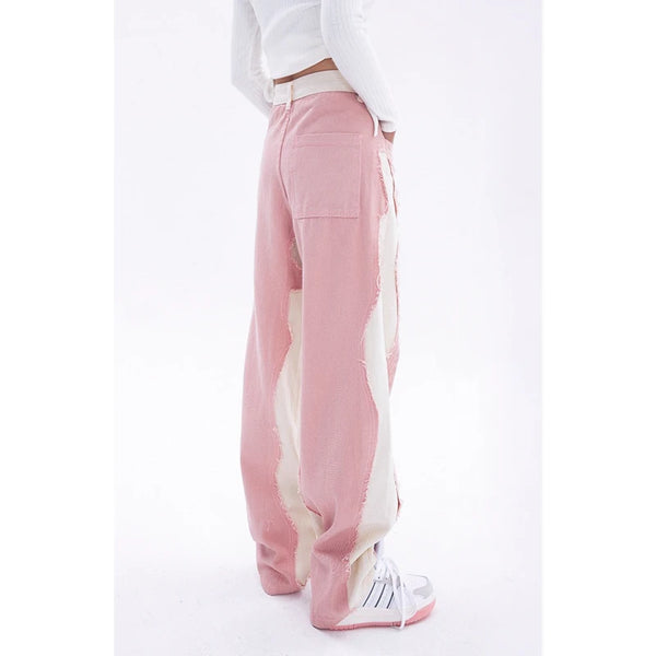 Pink Mom Denim Y2K jeans