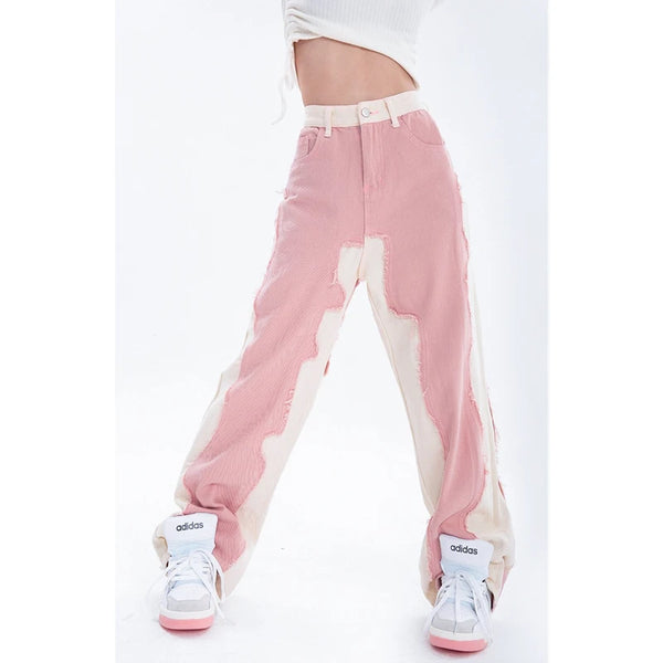 Pink Mom Denim Y2K jeans