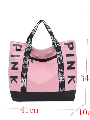 Pink Nylon Bag