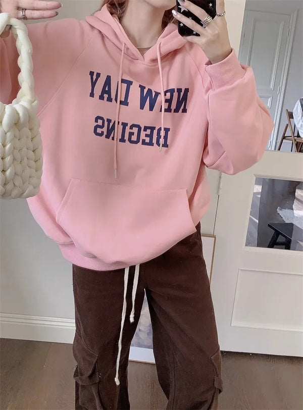Pink Y2K new hoodie