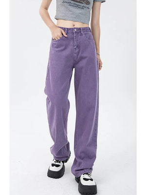 Purple Y2k Dress Over Jeans
