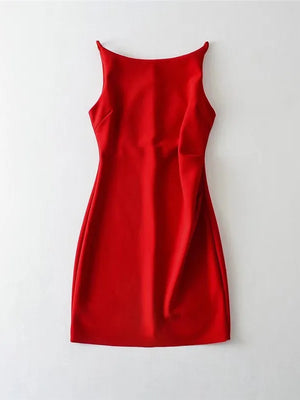 Red Corset Mini Dress