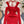 Red Glitter Mini Dress