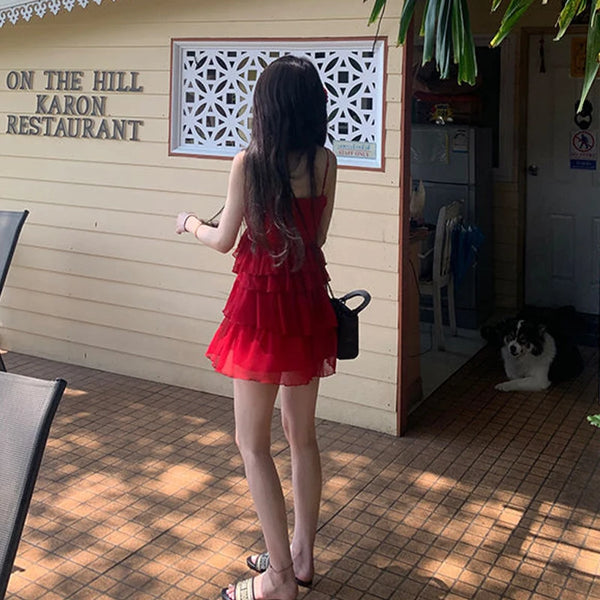 Red Mini Dress Casual