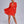 Red Mini Dress Pleated