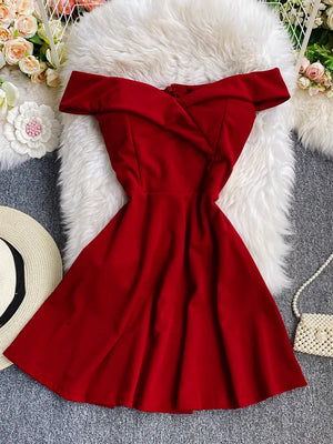 Red Mini Prom Dress