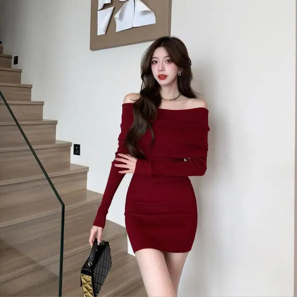 Red Slip Dress Mini