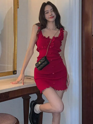 Red Summer Mini Dress