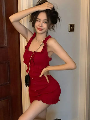 Red Summer Mini Dress