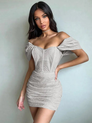 Sexy Silver Dress