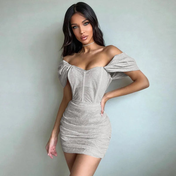Sexy Silver Dress