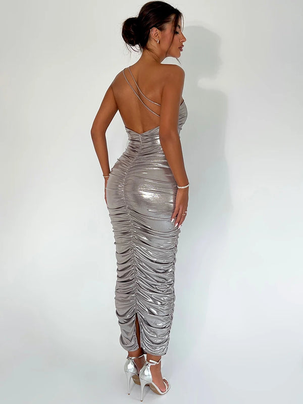 Silver Bodycon Dress