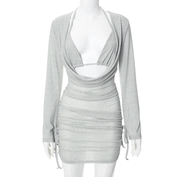 Silver Dress Womens