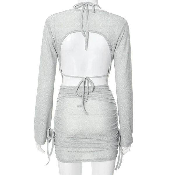 Silver Dress Womens