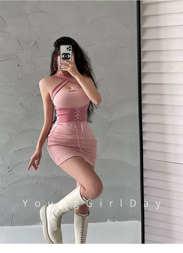 Tight Pink Mini Dress