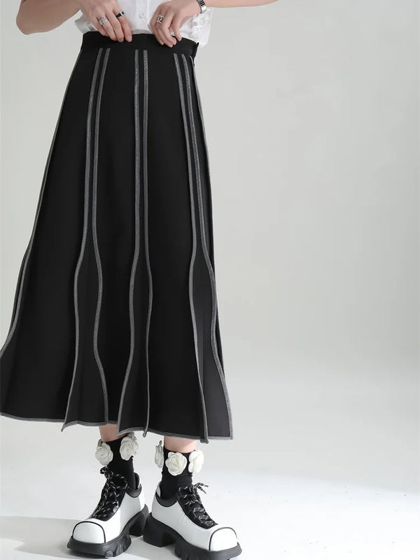 Topshop Black Maxi Skirt