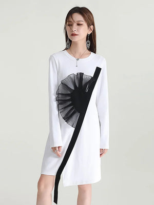 White Formal Midi Dress