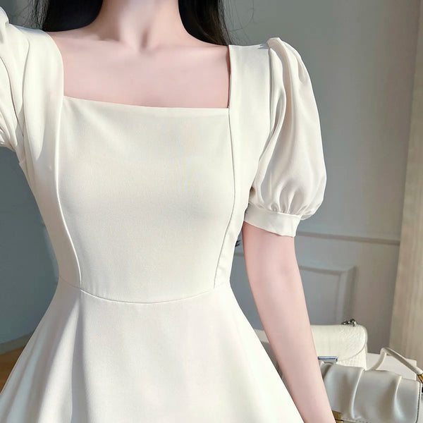 White Maxi Midi Dress