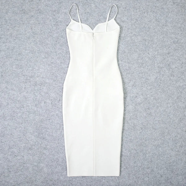 White Midi Dress Casual