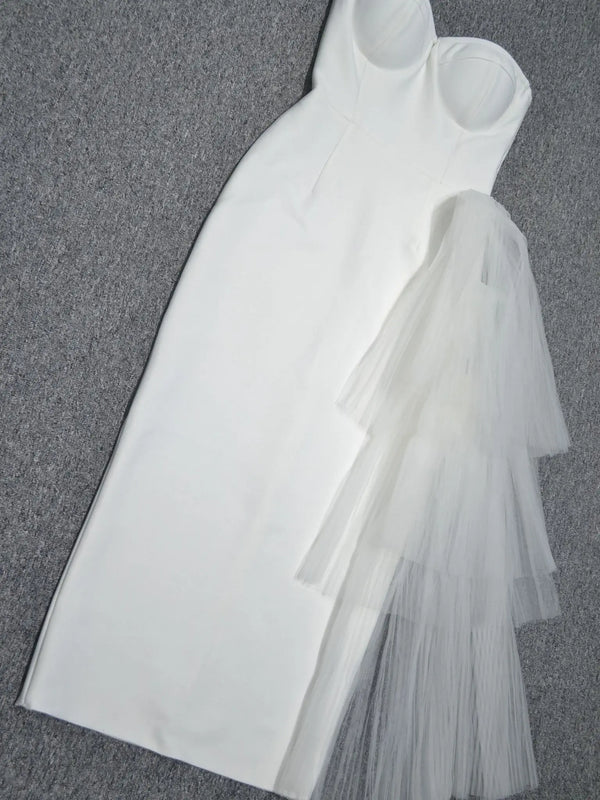 White Midi Dress Wedding
