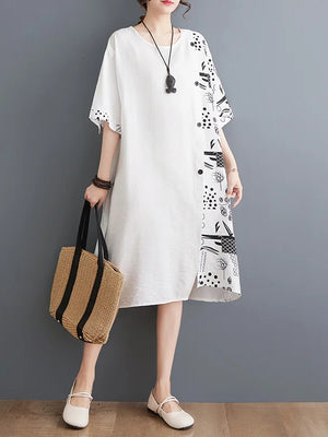 White Midi Summer Dress