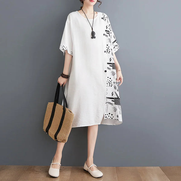 White Midi Summer Dress